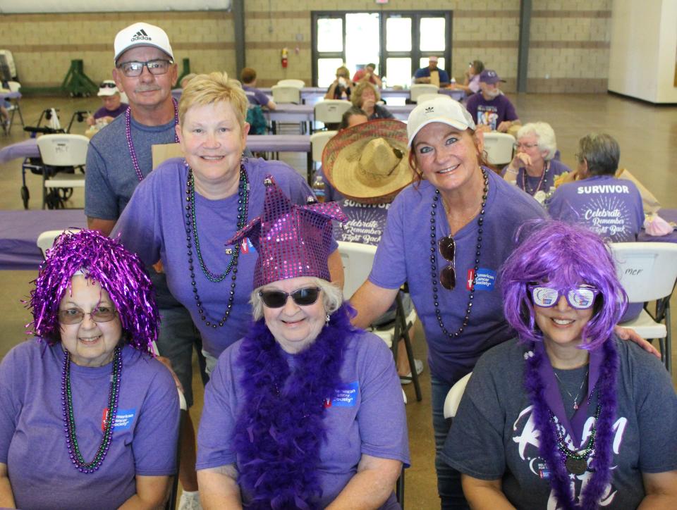 To benefit the American Cancer Society, Lassies for Life, a group of cancer survivors, participated in this year’s Relay for Life at the Monroe County Fairgrounds, 3775 S. Custer Rd.