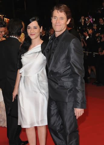 <p>Toni Anne Barson/WireImage</p> Willem Dafoe and his wife, Giada Colagrande, attend the 'Antichrist' premiere in 2009