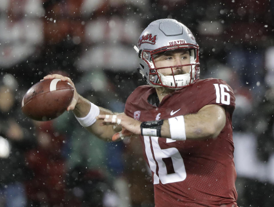 Gardner Minshew has been great for Washington State in 2018. (AP Photo/Ted S. Warren, File)