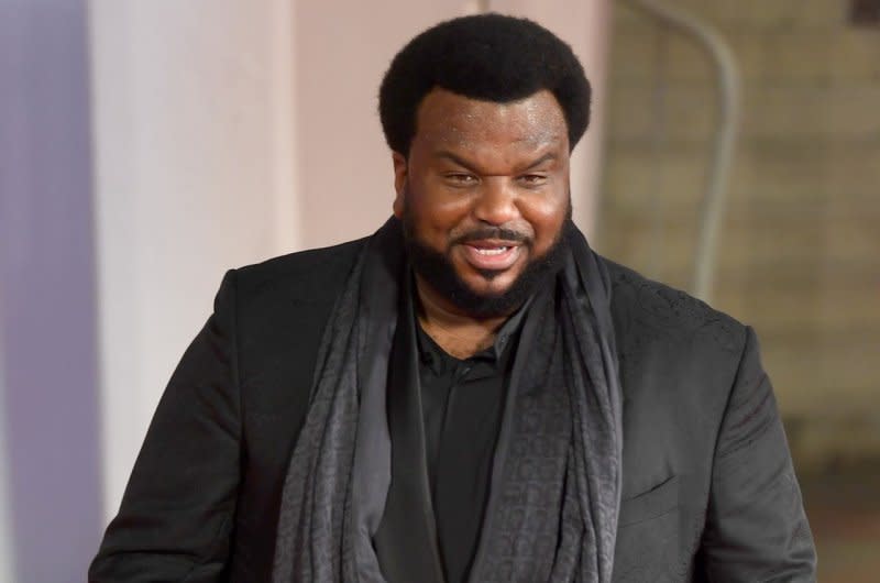 Craig Robinson attends the screening of "Mona Lisa and the Blood Moon" during the 78th Venice International Film Festival in 2021. File Photo by Rune Hellestad/UPI