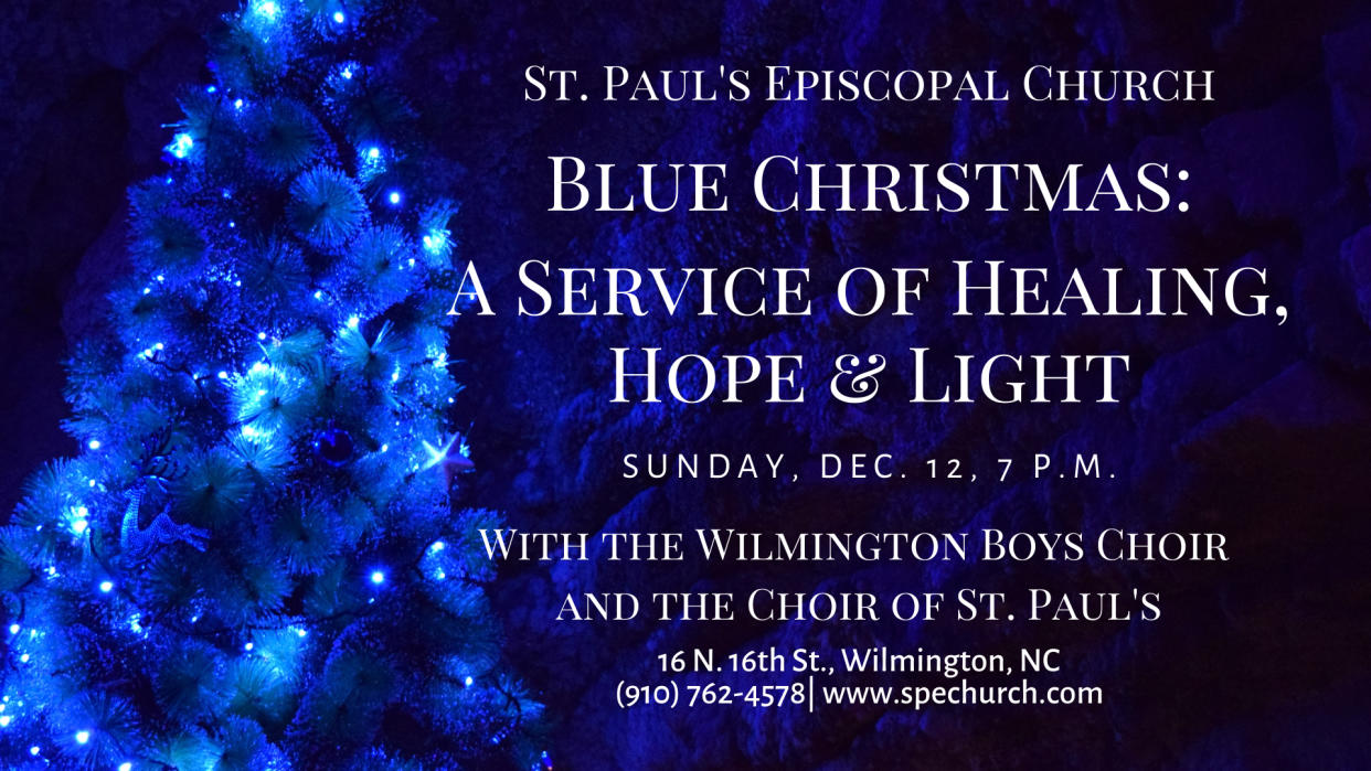 St. Paul's Episcopal Church presents a service of healing, hope and light on Dec. 12 with the Wilmington Boys Choir and the choir of St. Paul's.