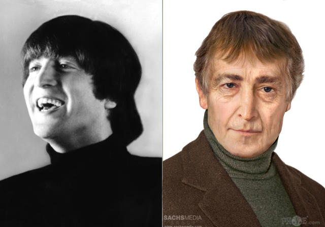 john lennon then and now