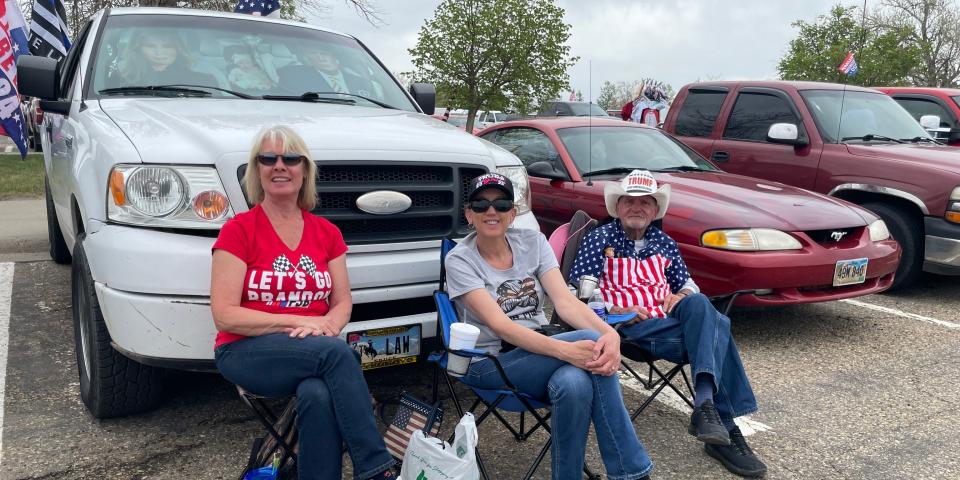 Voters at Wyoming rally.