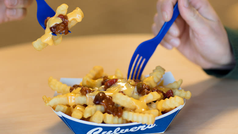 Culver's chili cheese fries