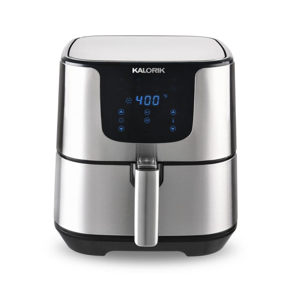 Kalorik Stainless Steel Digital Air Fryer Pro XL. Image via Walmart.