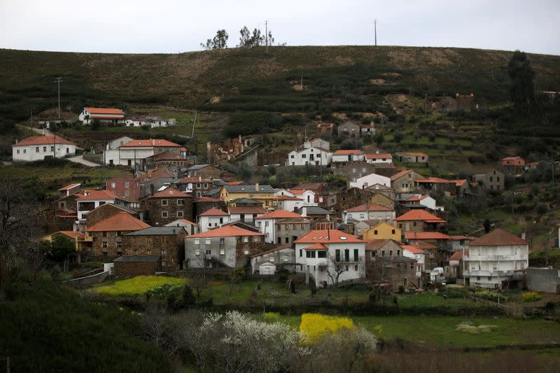 General view of the schist village of Fajao, Pampilhosa da Serra