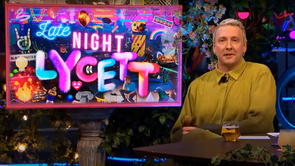 Joe Lycett fronted another chaotic edition of his chat show Late Night Lycett this week. (Channel 4)
