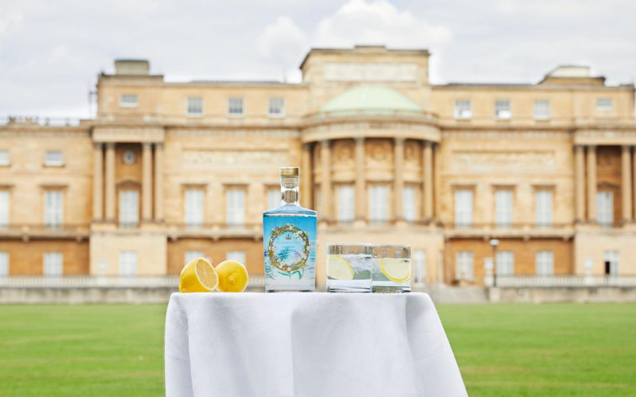 The Royal gin, photographs at Buckingham Palace - RCT
