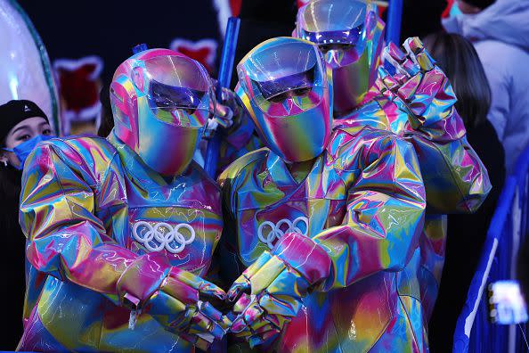 Performers dance during the Opening Ceremony of the Beijing 2022 Winter Olympics at the Beijing National Stadium on February 4, 2022, in Beijing, China.