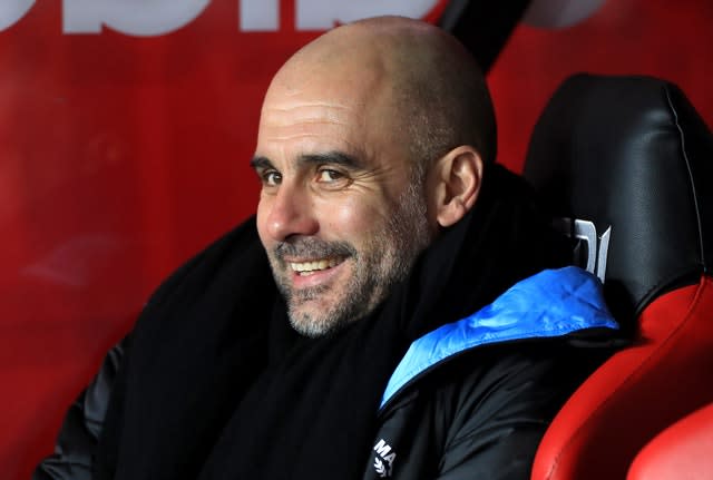 Will Manchester City boss Pep Guardiola be all smiles again in the FA Cup this weekend?