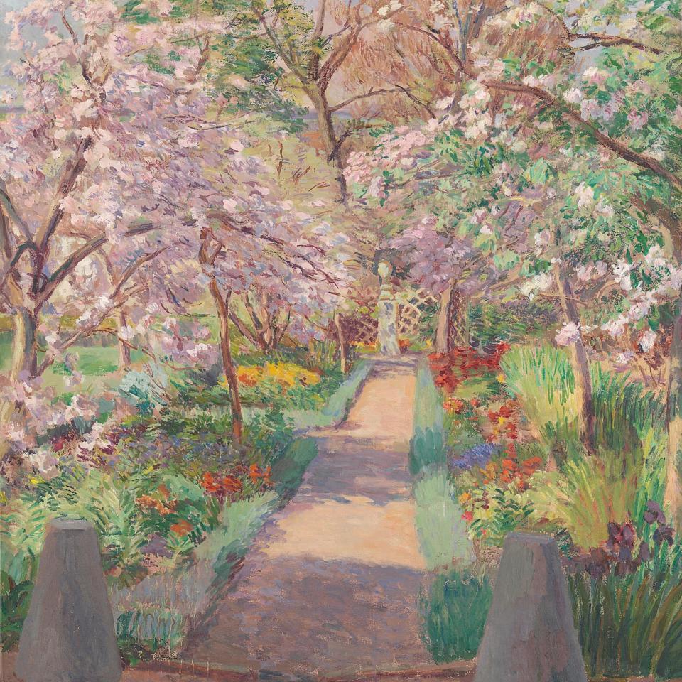 'Flashing with colour': Garden Path in Spring (1944) by Duncan Grant