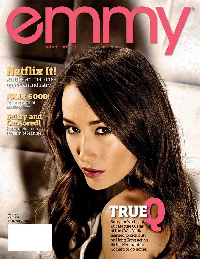 Maggie Q in Emmy Magazine