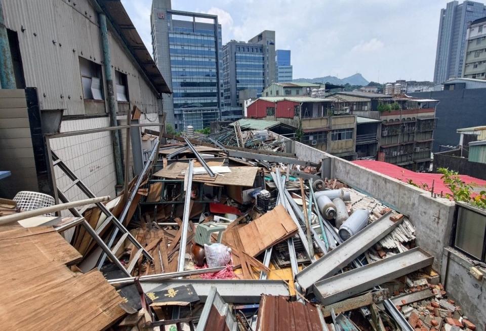 ▲台北市112年度「頂二層專案」拆除後照片（案例2）。