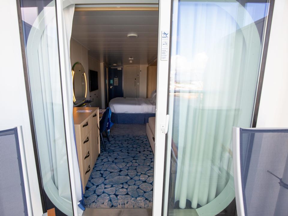 My balcony stateroom aboard Royal Caribbean's Wonder of the Seas