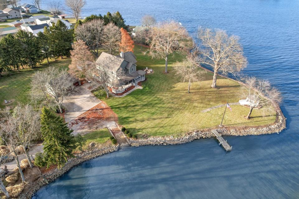 This four-bedroom Buckeye Lake home built in 1901 is listed for $3.5 million.