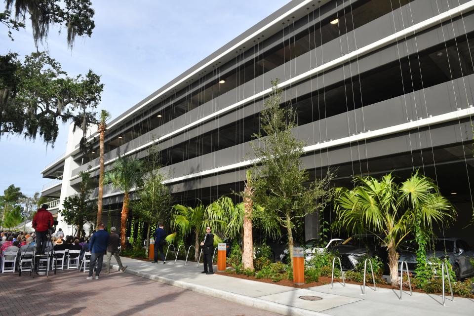 The Morganroth Family Living Energy Access Facility (LEAF),is a four-story parking garage that will be topped with solar panels and a garden managed by Operation EcoVets.