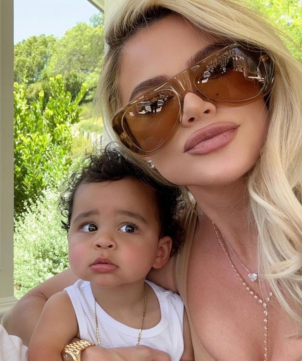 khloe kardashian son tatum