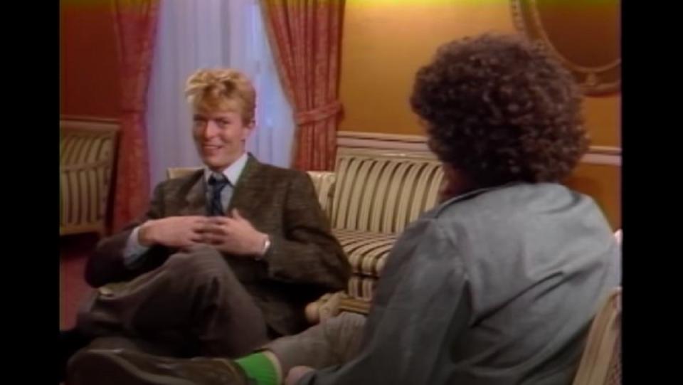 David Bowie in an interview with MTV in early 1983. 