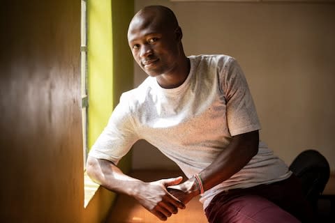 Vincent Odhiambo, a human rights activist in Kibera, says some women are not in a position to have a family - Credit: Simon Townsley/The Telegraph