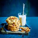 <p>Mix and match treats to create your own personalised cookie – use anything from chocolate chunks to dried fruit and nuts… Even pretzels!</p><p><strong>Recipe: <a href="https://www.goodhousekeeping.com/uk/food/recipes/a567595/lucky-dip-cookies/" rel="nofollow noopener" target="_blank" data-ylk="slk:Lucky Dip Cookies;elm:context_link;itc:0;sec:content-canvas" class="link ">Lucky Dip Cookies</a></strong></p>