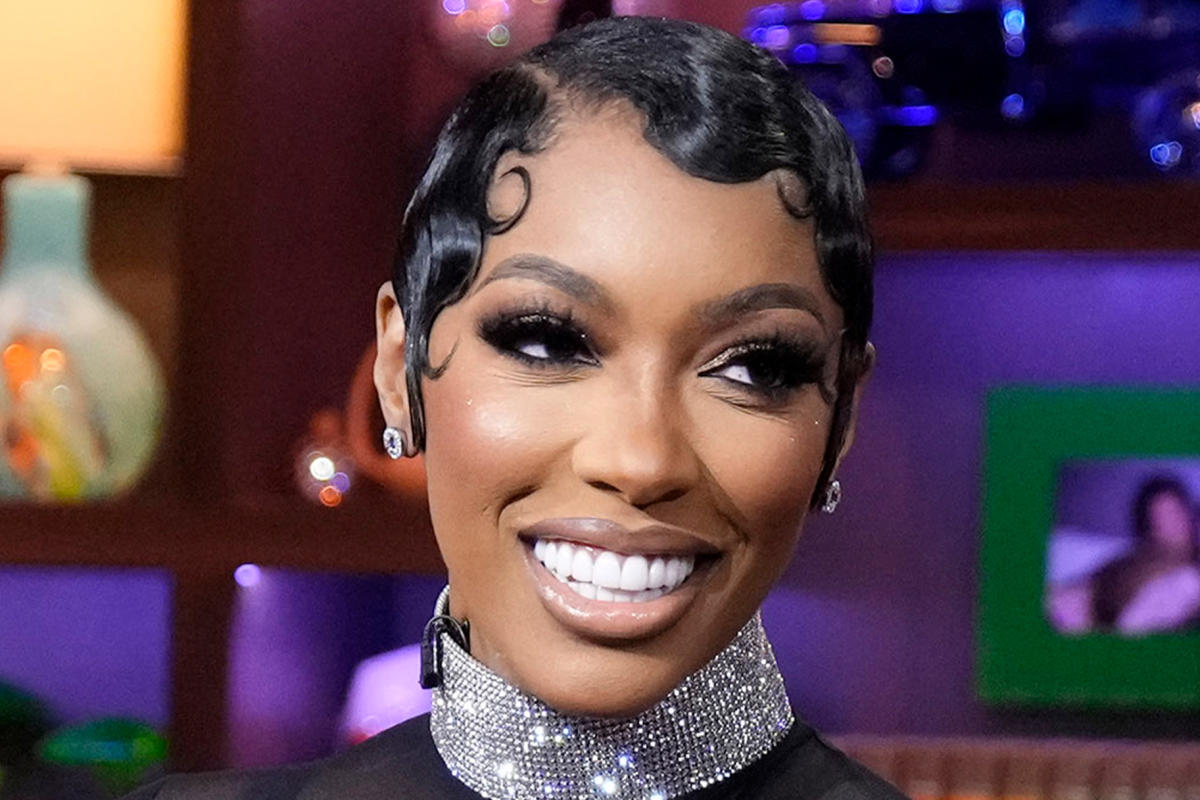 Porsha Williams aturde en Bodycon Sheer Black Jumpsuit: Echa un vistazo a su aspecto impresionante