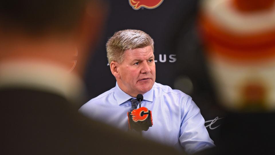 The NHL and Calgary Flames head coach Bill Peters will likely have a face-to-face meeting over his previous racist comments. (Photo by Brett Holmes/Icon Sportswire)