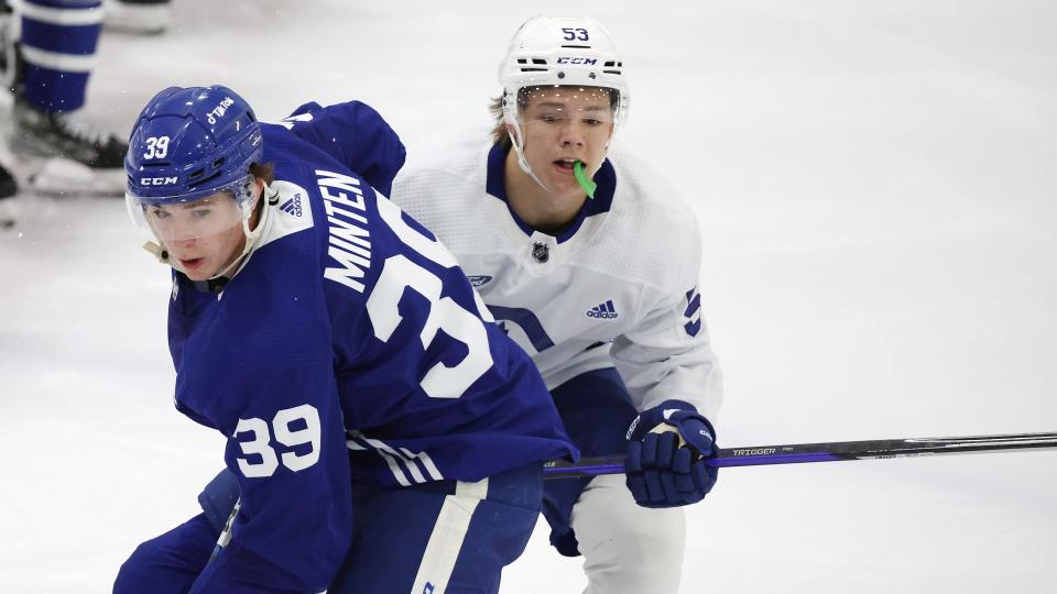 A number of the Maple Leafs prospects stood out during Toronto's annual development camp at the Ford Performance Centre. (Getty Images)