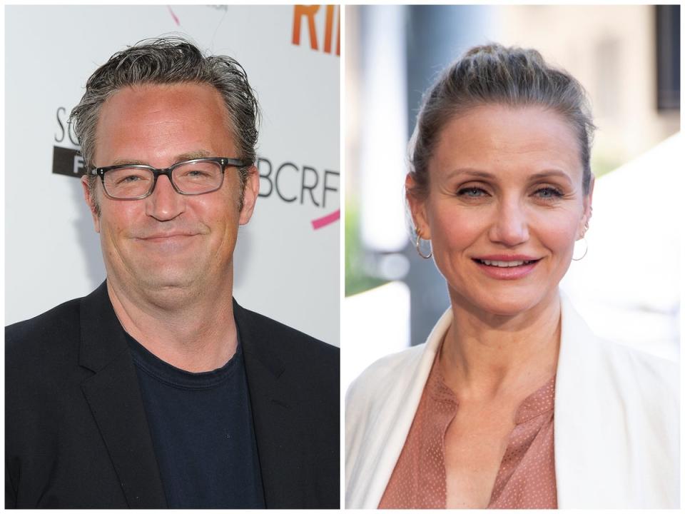 Matthew Perry claims he was ‘punched’ by Cameron Diaz in new memoir (Getty)