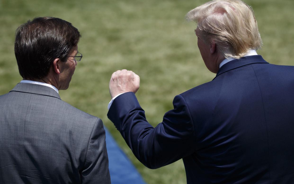 US President Donald Trump at a Pentagon ceremony last year - Shutterstock /SHAWN THEW/EPA-EFE/Shutterstock 