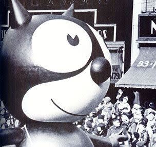 Felix the Cat, the first-ever giant character balloon at the Macy&rsquo;s Parade
