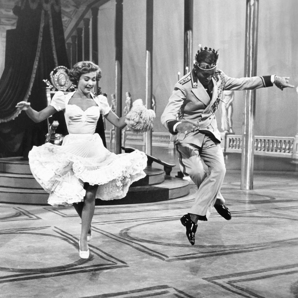 <p>Toe-tapping phenom Fred Astaire and perky starlet Jane Powell play a brother-and-sister Broadway duo who trip the light fantastic across the pond to capitalize on Princess Elizabeth and Philip Mountbatten’s royal wedding in London. While there, romance, challenges, and more splendacious encounters ensue (read: Astaire even dances with a monkey). A 1951 Technicolor classic, the film is packed with musical numbers and—without giving too much away—multiple weddings.</p><p><a class="link " href="https://www.amazon.com/gp/video/detail/amzn1.dv.gti.b0a9f738-f03b-b973-5b25-3e4c7e44d1de?autoplay=1&tag=syn-yahoo-20&ascsubtag=%5Bartid%7C10056.g.32435048%5Bsrc%7Cyahoo-us" rel="nofollow noopener" target="_blank" data-ylk="slk:WATCH NOW;elm:context_link;itc:0;sec:content-canvas">WATCH NOW</a></p>