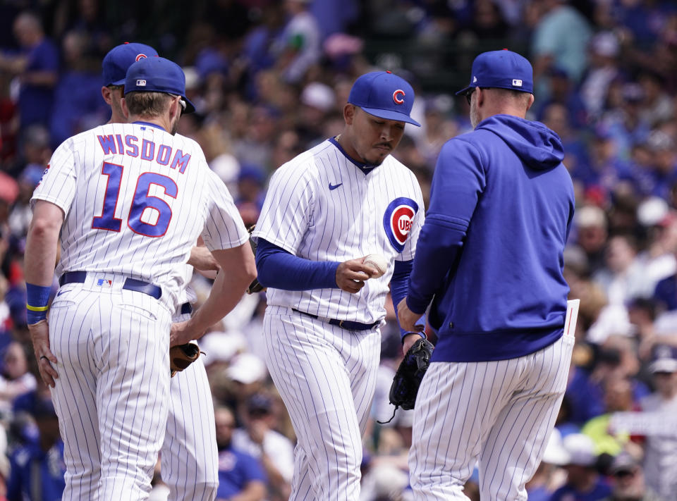 Jeremiah Estrada estuvo lejos de su mejor desempeño con los Chicago Cubs, quienes lo dejaron en libertad en noviembre dle 2023. (Foto: Nuccio DiNuzzo/Getty Images)