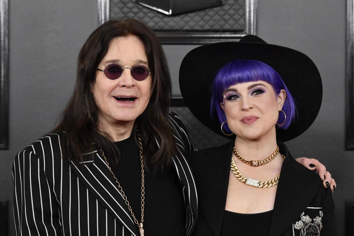 Ozzy Osbourne and Kelly Osbourne attend the 62nd Annual Grammy Awards at Staples Center on 26 January 2020 in Los Angeles, California: Frazer Harrison/Getty Images for The Recording Academy