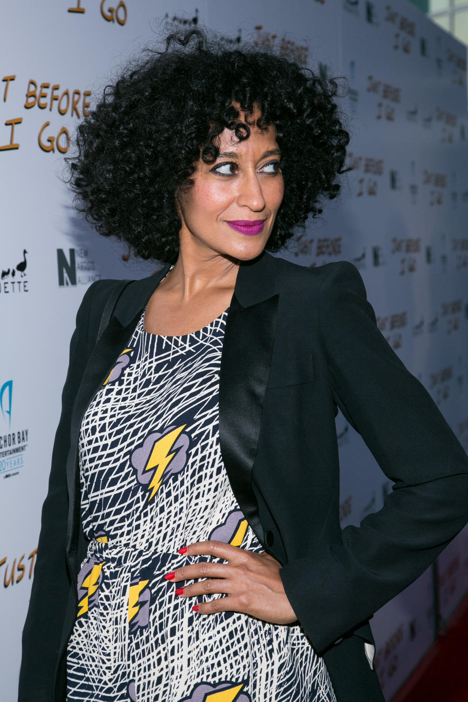 Tracee Ellis Ross attends the LA Screening of "Just Before I Go" at ArcLight Hollywood on Monday, April 20, 2015 in Los Angeles. (Photo by John Salangsang/Invision/AP)