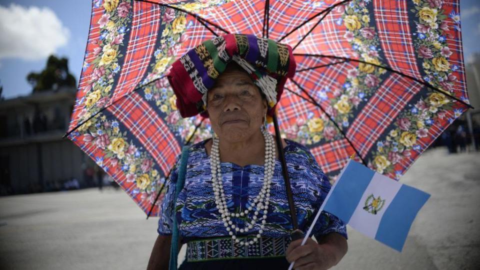 Mujer maya en Guatemala