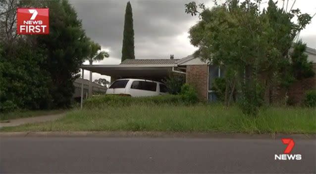 Police found two children, aged two and four, home alone. Picture: 7 News