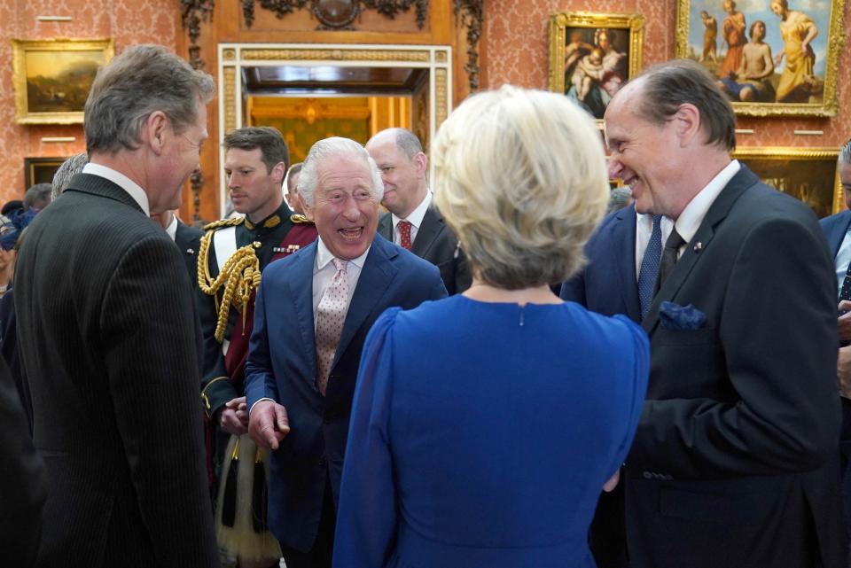 Le roi Charles III d'Angleterre et le présidente de la Commission européenne Ursula von der Leyen