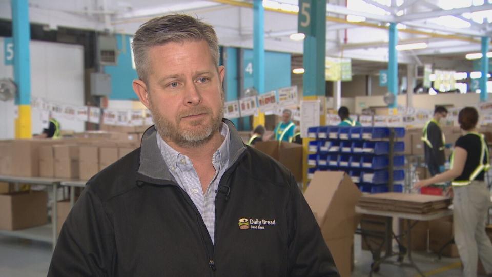 Neil Hetherington, CEO of the Daily Bread Food Bank, said the rise in food insecurity can't be solved by charities alone. 