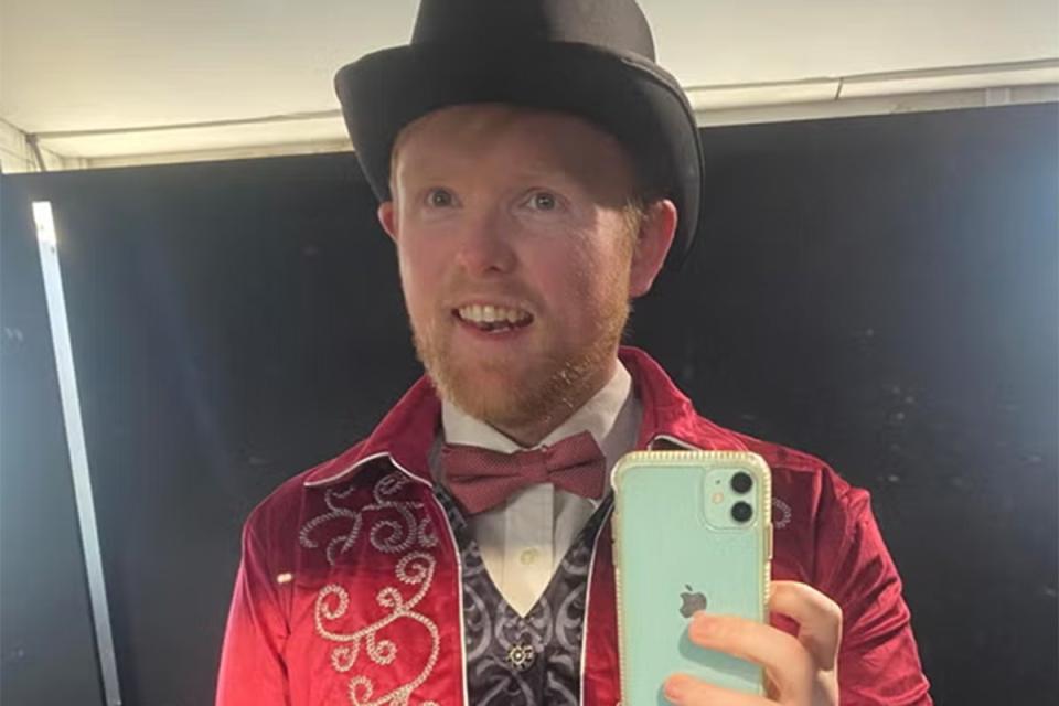 A stand-up comedian hired to play Willy Wonka, Paul Connell, at the widely criticised chocolate factory experience spoke to The Independent about how the chaos unfolded (Supplied)