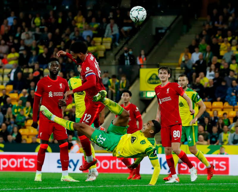 Carabao Cup - Third Round - Norwich City v Liverpool