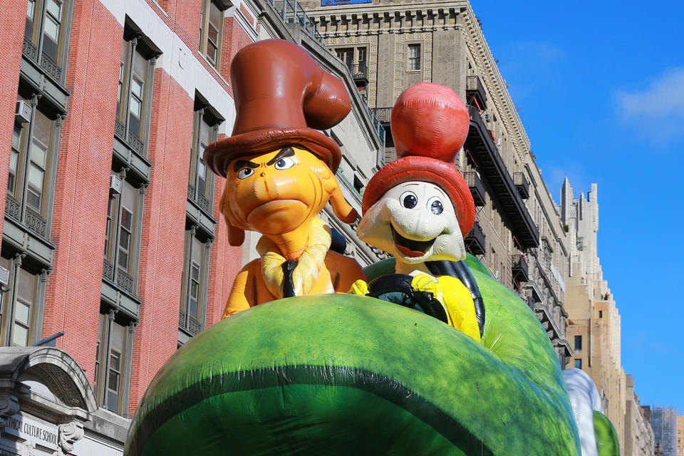 You might remember Sam and his green eggs and ham, but when he travels with Guy, they always prefer to fly. So for their big giant balloon debut, we gave these pals—and stars of Netflix’s newest show—a tasty view! It’s delicious. It’s ideal. It’s a giant hammobile!  (Photo: Gordon Donovan/Yahoo News)