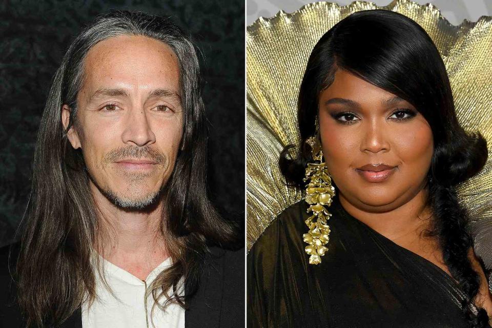 <p>Amy Graves/Getty, Dave J Hogan/Getty</p> Brandon Boyd of Incubus and Lizzo