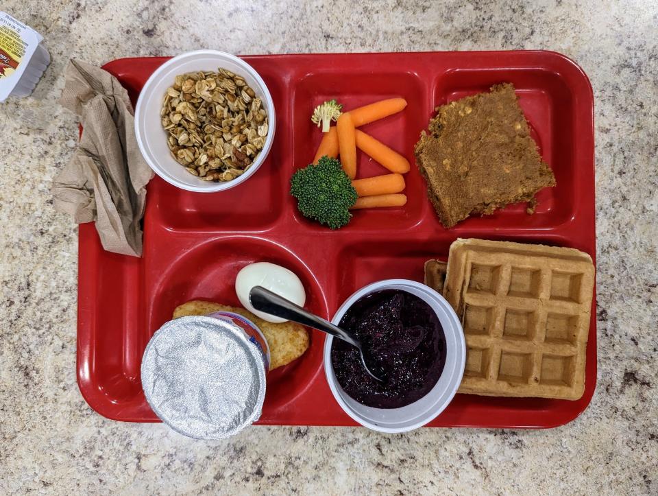Of the three food items made with locally grown ingredients and tested Thursday at Manhattan Catholic Schools, the sorghum flour pumpkin bar was students' hands-down favorite.