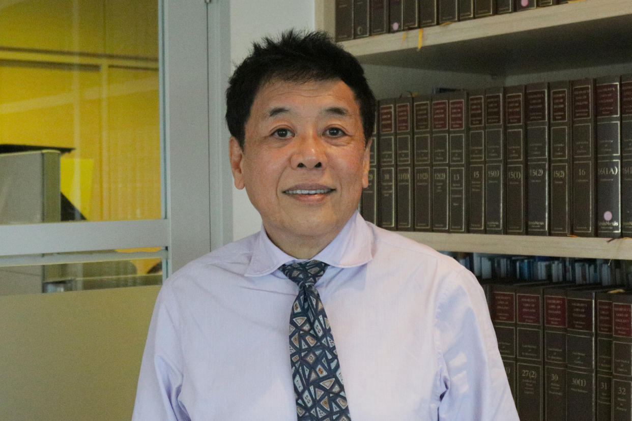 Kelvin Chia, 65, one of the founders of Kelvin Chia Partnership. (PHOTO: Yahoo News Singapore / Dhany Osman)