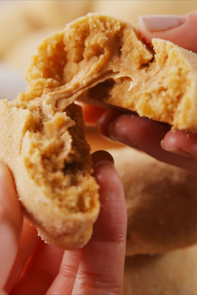 Peanut Butter Stuffed Cookies