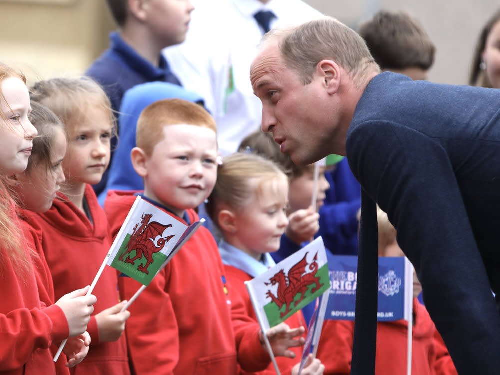 Prinz William bei seinem Wales-Besuch. (Bild: imago/Cover-Images)