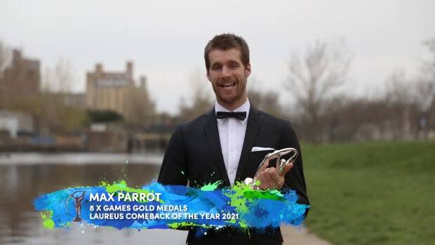 Max Parrot earned the Laureaus World Comeback of the Year award after winning multiple X Games gold medals following his bout with cancer.