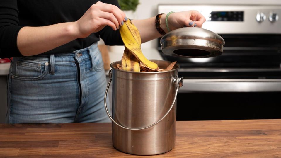 Turn your food scraps into gardening gold with a composter or food recycler.