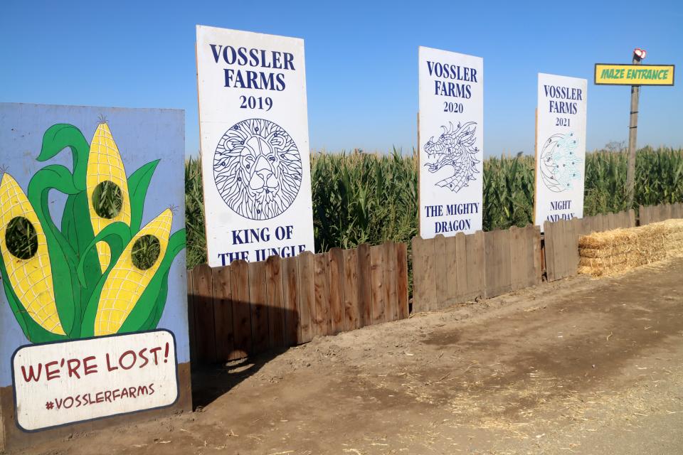 From corn mazes to pumpkin patches, to hay and train rides, Vossler Farms has something for everyone.