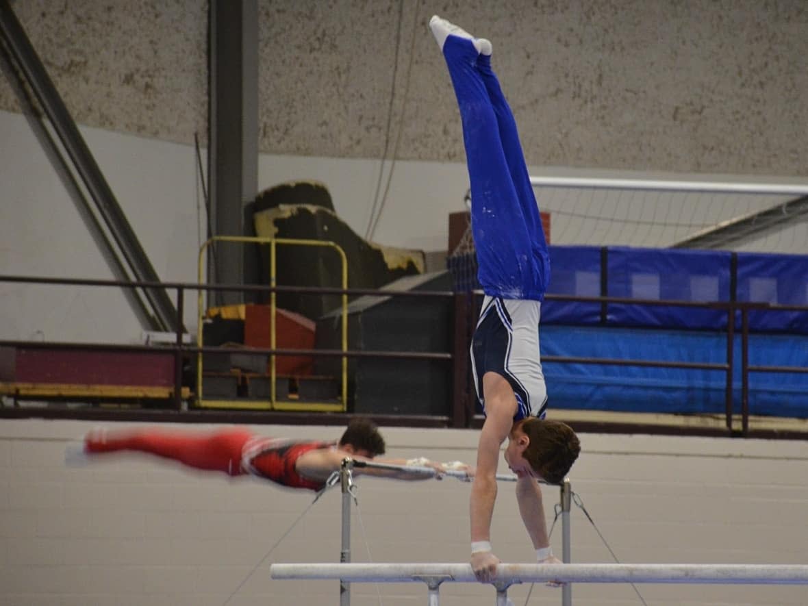 Gymnastics Saskatchewan hosted Elite Canada in Saskatoon, a national event for developing high performance athletes. (Theresa Kliem/CBC - image credit)